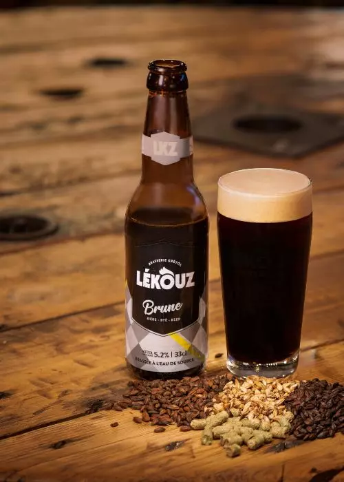 lekouz biere artisanale brune