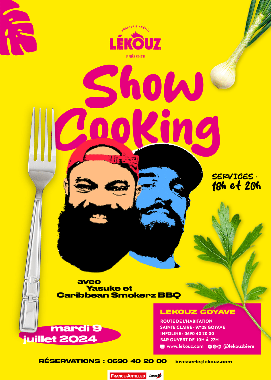 CHEF YASUKE ET CARIBBEAN SMOKERZ CHEF THIBAULT JUILLET TOTALEMENT FOOD LEKOUZ
