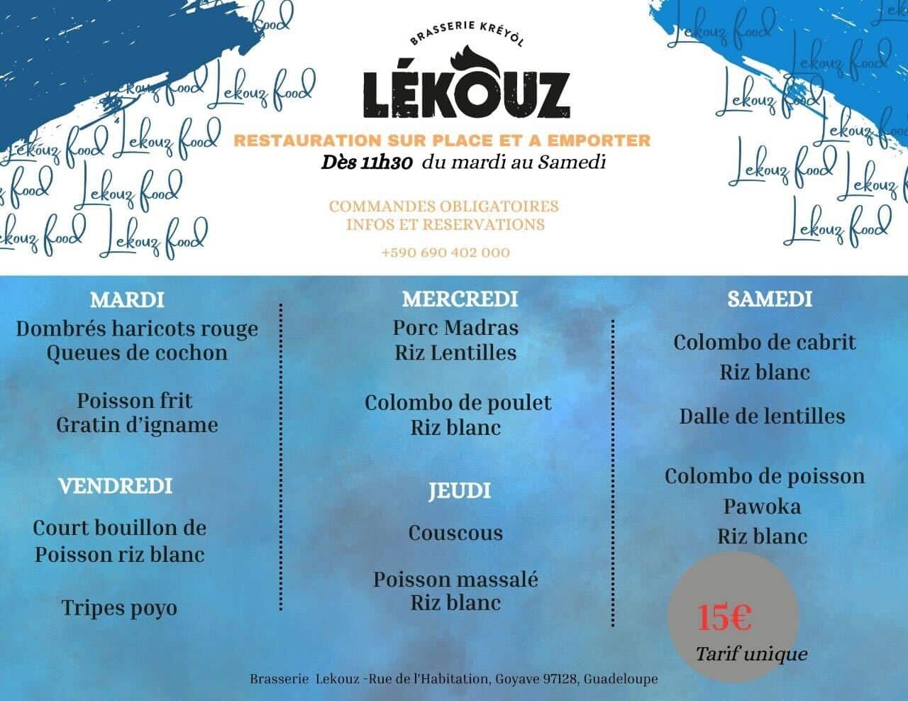 MENU BAR LEKOUZ MIDI